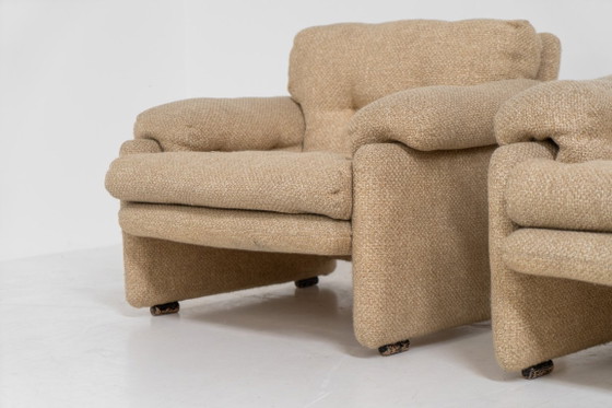 Image 1 of Pair of “Coronado” armchairs by Tobia Scarpa for C&B Italia (Italy, 1970s).