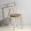Antique outdoor chairs in white (c.1920). Set of 4 pieces – Garden chairs, Wood, Iron (photo 32 of 40)