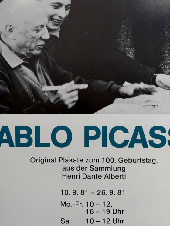 Pablo Picasso (1881–1973), Raiffeisen Galerie Reutte, 1981, Vintage Exhibition Poster, Printed in Germany (photo 7 of 8)