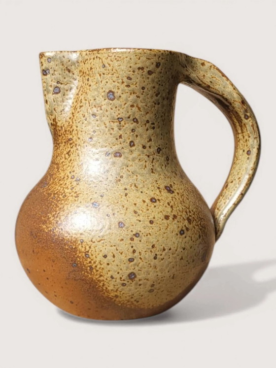 Jarra de gres Michel Dumont / Puisaye – Vasos y jarras, Porcelain, Vintage (photo 3 of 9)