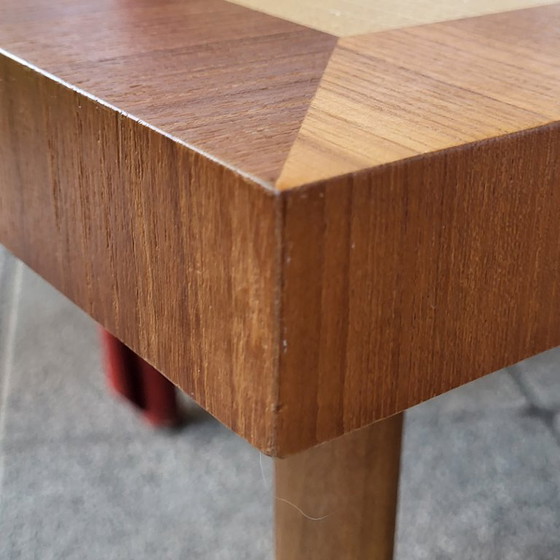 Image 1 of Vintage bijzettafel met vogelmotief, jaren 60-70