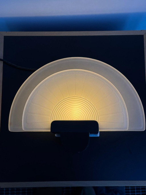 Arteluce ''Diva'' Wall Lamp By Ezio Didone Italy 1980s – wandlampen, Glass, Plastic