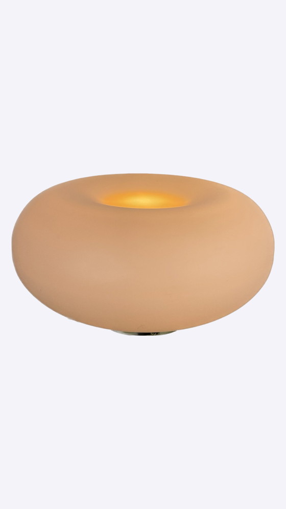 Image 1 of Vintage Raak Design Amsterdam Donut Plafondlamp Melkglas 