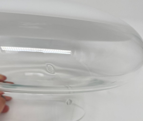 Leucos Gill 28 – Roberto Pamio – Vintage Space Age Wall/Ceiling Light – Plastic, Glass (photo 16 of 17)