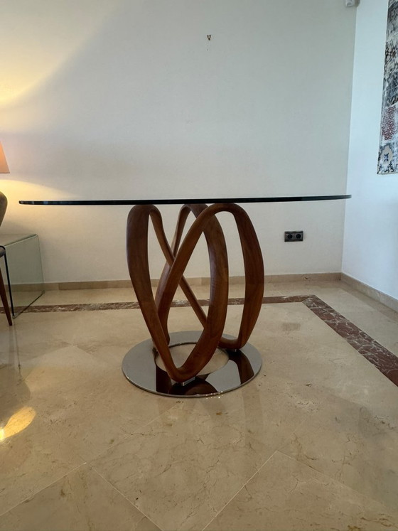 Mesa de Comedor de Lujo Porada: Mesa Infinity – Mesas de comedor, Crystal, Wood (photo 3 of 12)