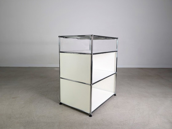 Image 1 of Credenza USM Haller originale bianca 3x1 cassettiera ripiano Fritz