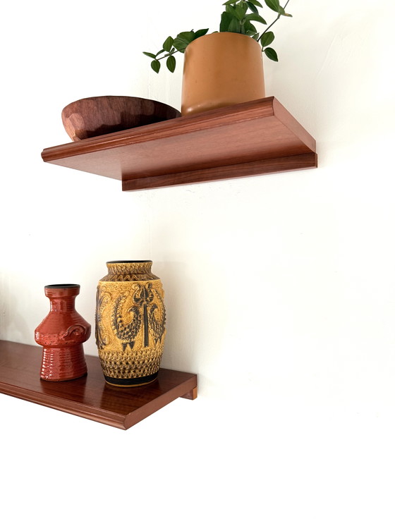 Image 1 of Set of 2 vintage wall shelves '80