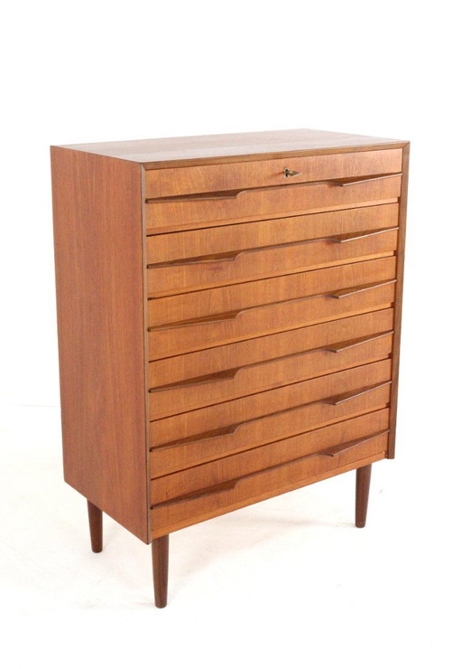 Dänische hohe Kommode 'Olsted' vintage