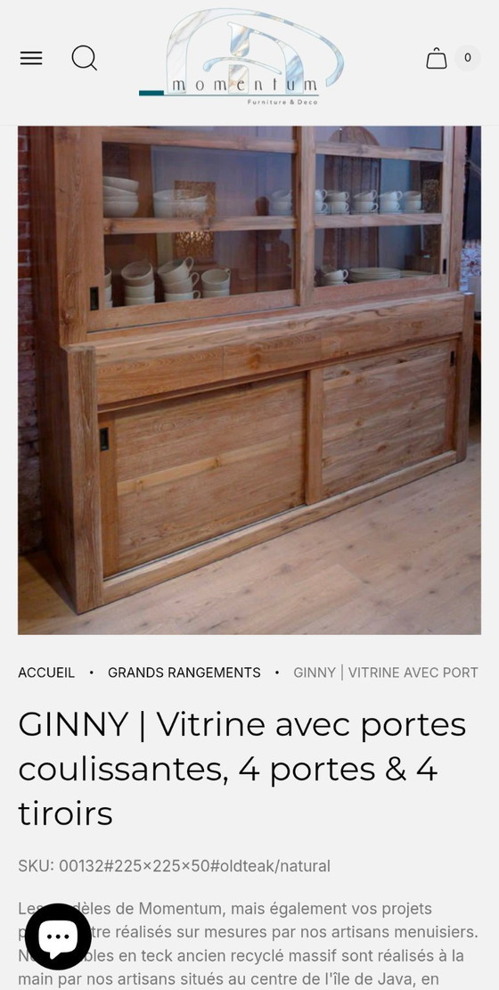 Teak Display Cabinet – Wardrobes, Wood (photo 3 of 5)