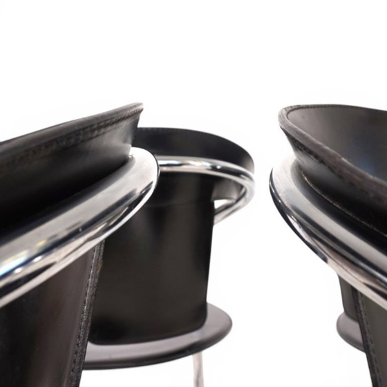 Image 1 of Juego de 4 sillas de comedor de A. Rizzatto para Lo Studio.