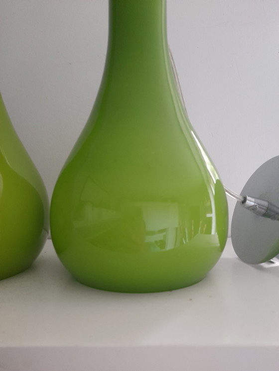 Image 1 of 3 lampade a sospensione Nordlux Ripasso verde opalino