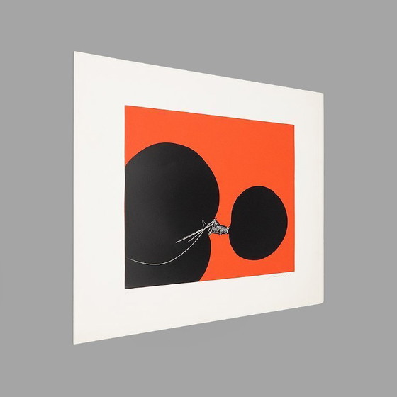 Image 1 of Emilio Scanavino, serigrafía numerada, 1969