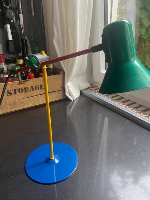 Lampe de bureau imposante Vintage Memphis