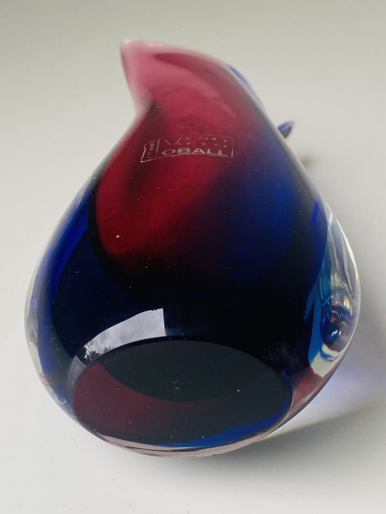 Image 1 of Beautiful vintage Murano vase - Summerso technique - design Oball for Murano