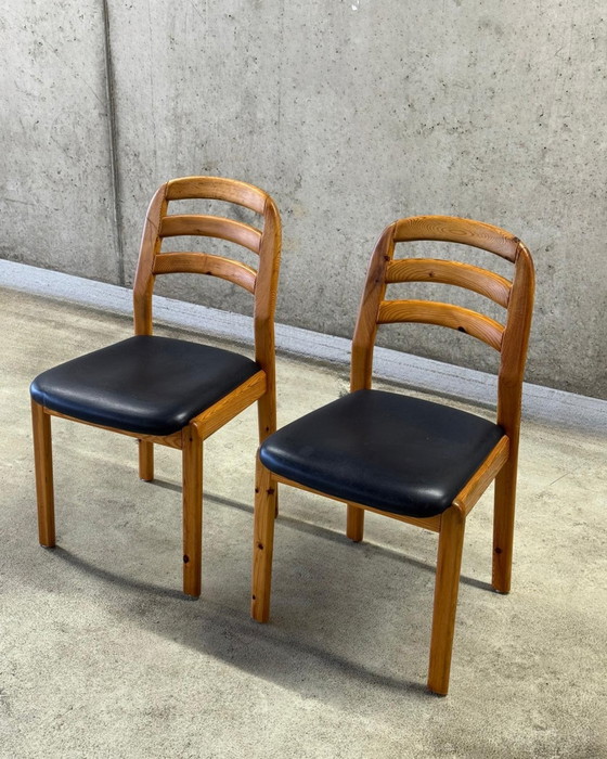 Image 1 of Set vintage/2 sedie, DYRLUND, DANIMARCA, ANNI '70
