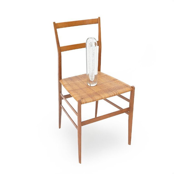 Image 1 of Klare Glasvase von Alfredo Barbini für Barbini, 1970er Jahre