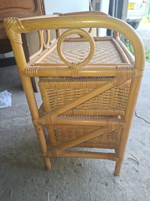 Bohemian Vintage Set – opbergkast, Rattan, Bamboo (photo 2 of 15)