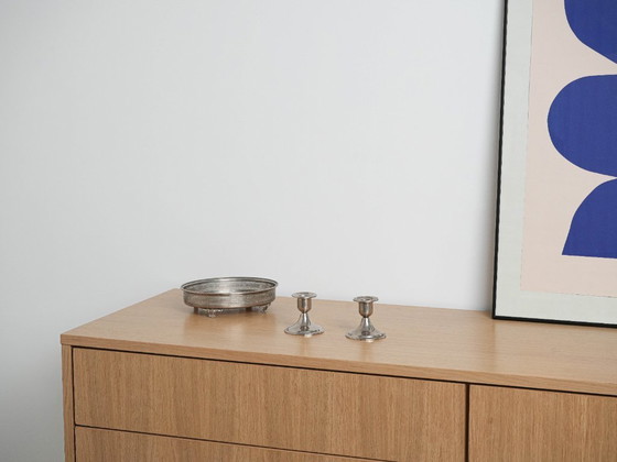 Image 1 of Piatto in argento, design italiano, anni '70, prodotto in Italia