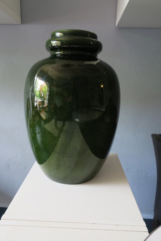 Brutalist Large Ceramic Floor Vase, 1960s (photo 18 of 19)