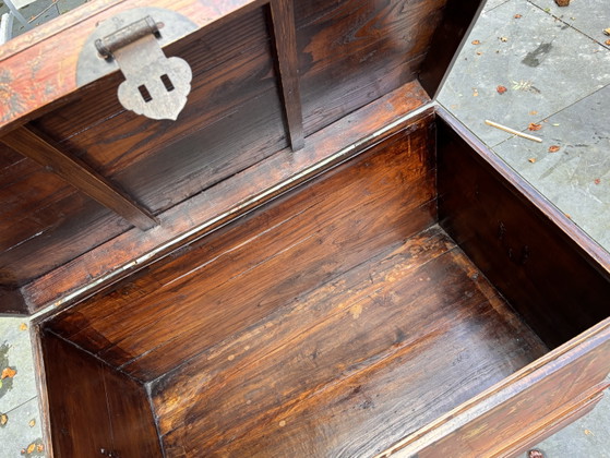 Coffre de mariage chinois ancien – Armoires de rangement, Wood (photo 5 of 5)