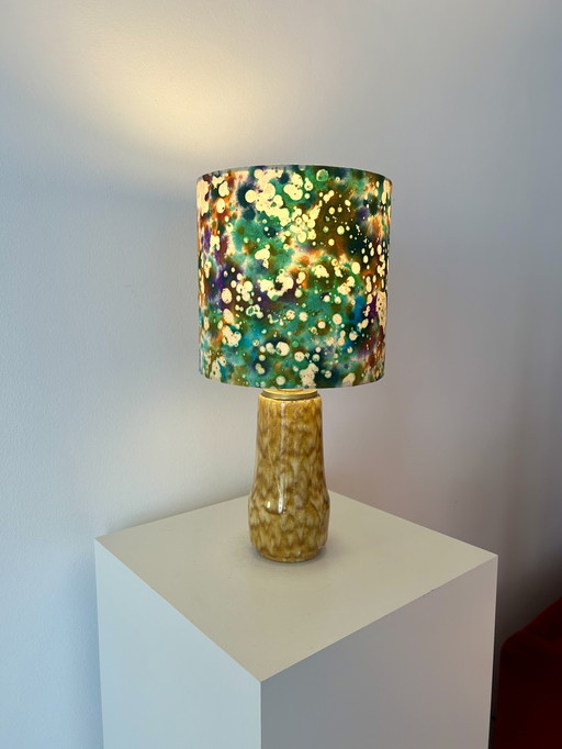 Lampe de table sans fil fabriquée à partir d'un vase Scheurich vintage