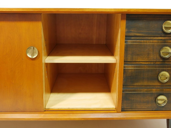 Image 1 of Vintage dressoir uit de jaren 60, ladekast in mid-century modern stijl, Duitsland