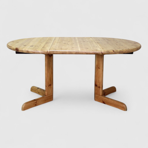 Table de salle à manger vintage au design danois - Rainer Daumiller, Pin 1970