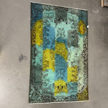 Vintage turquise 289x182cm