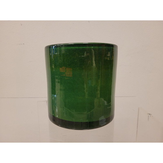 Image 1 of Vintage emerald green centerpiece, Italy 1990s