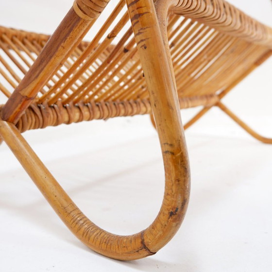 Image 1 of Portariviste vintage in rattan, Paesi Bassi, anni '60