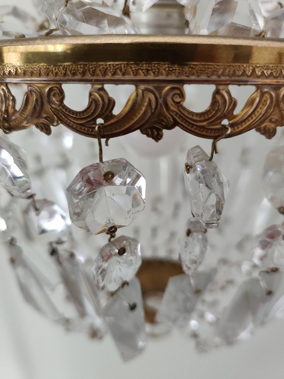 Lustre montgolfière ancien – Glass (photo 8 of 16)