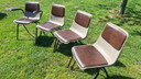 4x Vintage Riemersma kantinestoelen – jaren 70
