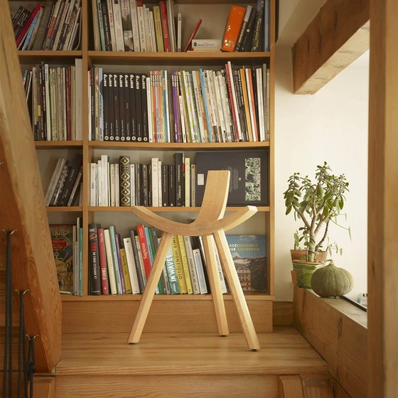 Image 1 of Alki - Hiruki stool 100% solid oak 