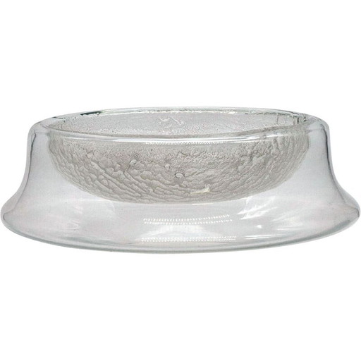 Centre de table en cristal vintage par Tapio Wirkkala pour Littala, 1970