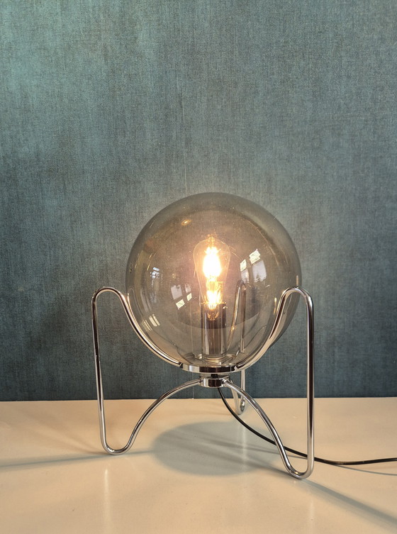 Image 1 of Vintage Table Lamp / Space Age Tripod / 1960s