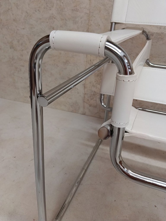 KNOLL Studio Poltrona WASSILY B3 NUOVA, in Cuoio Bianco – Poltrone, Leather (photo 74 of 83)