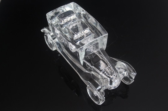 Image 1 of Fermacarte in vetro antico Art Déco, Tatra 11, circa anni '20.