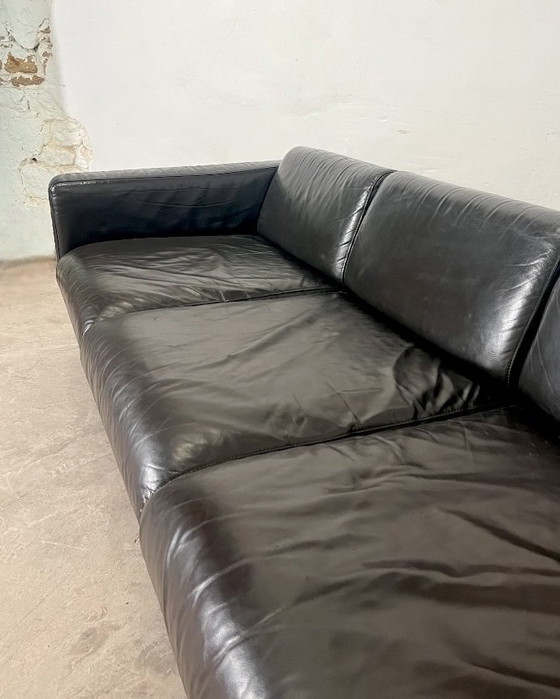 Image 1 of Divano “Forum” di Robin Day per Habitat – pelle cioccolato, 1990