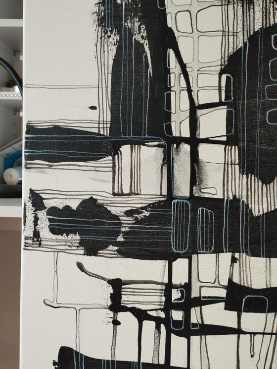 Natia Antadze Abstracte Compositie XXL – Schilderijen & Tekeningen, Canvas (photo 13 of 15)
