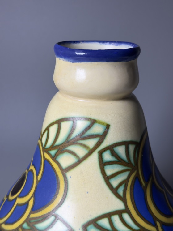 Image 1 of Boch Frères Keralux Art Deco Vase by Charles Catteau – Belgium, ca. 1925–1930