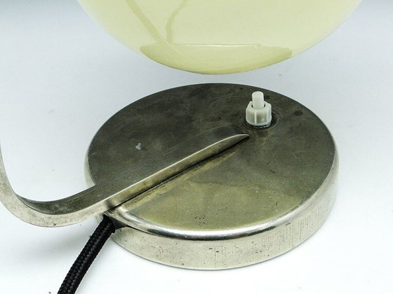 Mid-Century Glass and Metal Bedside Lamp, 1950s – Table lamps (photo 5 of 10)