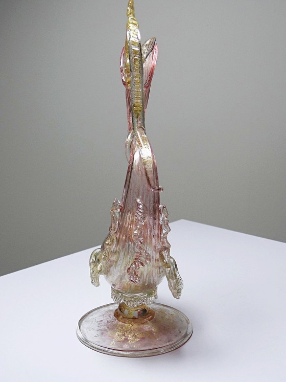 Dolfijn Aiguière van Antonio Salviati in Murano glas, 19e eeuw – Glaskunst (photo 7 of 15)
