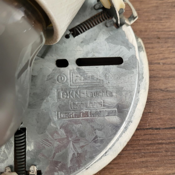 Image 1 of 2 Mid - Century Bauhaus Ceiling Lamps in Opaline White