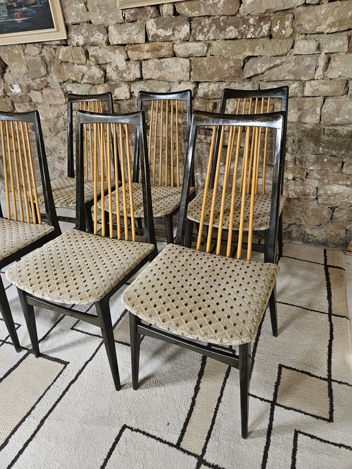 6 Benze bar chairs Germany 1960