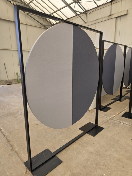 Arper Akustikpaneel – kamerschermen, Metal, Textile