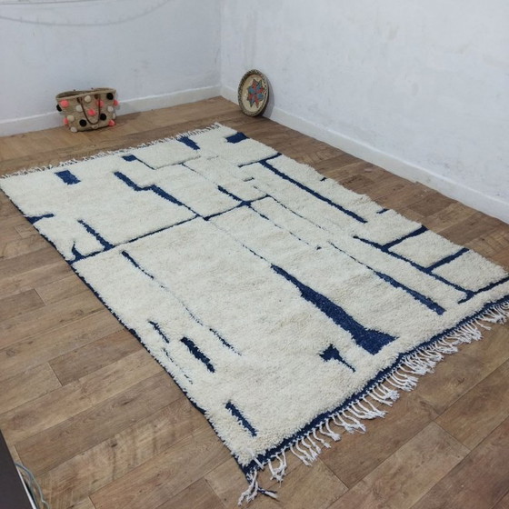 Image 1 of Authentic Moroccan Berber Wool Rug 283 x 188 cm / Authentiek Marokkaans Berbertapijt 283 x 188 cm