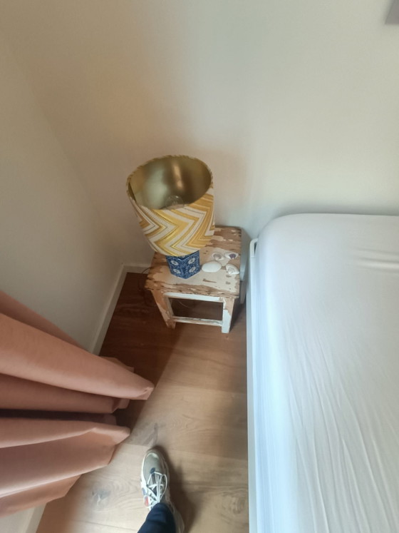 Bedside lamp, Table lamps, Ceramic, Textile, Blue (photo 3 of 6)