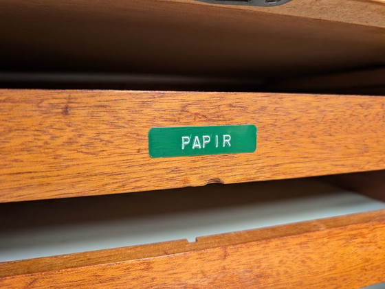 Image 1 of Classeur vintage en chêne, 1960