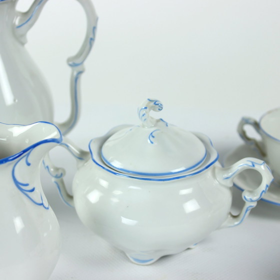 Image 1 of Juego de té y café de porcelana de Pirkenhammer Brezova, década de 1950