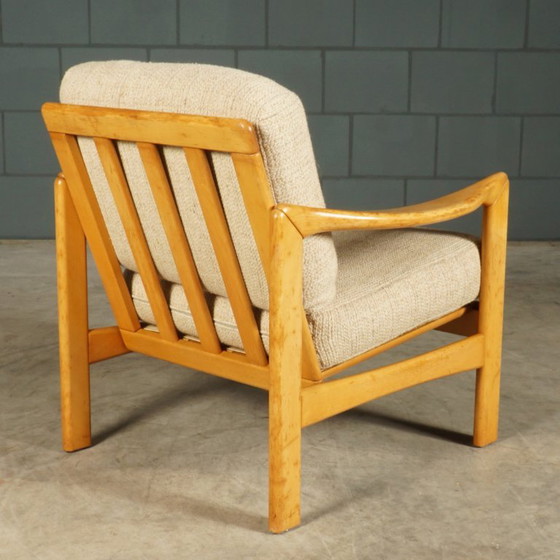 Poltrone lounge danesi – Noce – Anni '60 – Textile (photo 4 of 16)